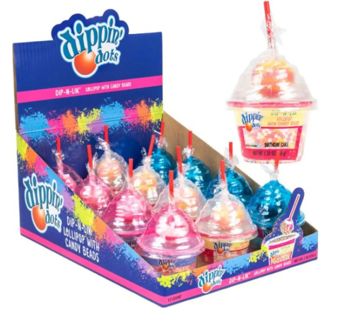 Koko's Dippin' Dots Dip-n-Lik 1.34 oz Lollipops 12ct